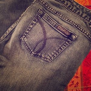 Ladies Calvin Klein skinny crop jeans size 10